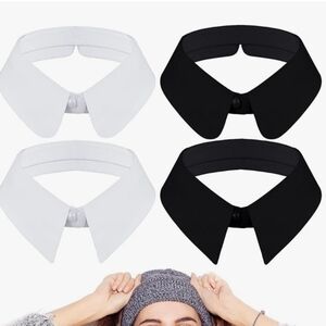 SOLD Black and White Dickey Collars